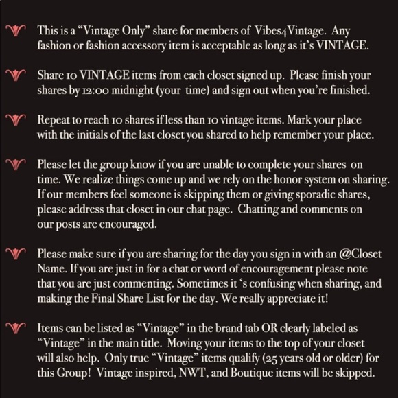 A MEMBER of Vintage Share Group on POSHMARK! Come SHOP WITH US OR JOIN infoβ¬οΈβ¬οΈ - Picture 16 of 16